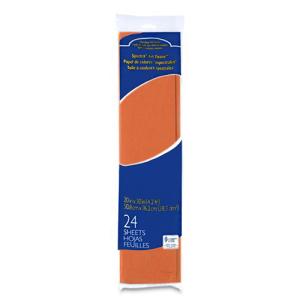 Spectra Bleeding Tissue Paper 20" x 30" - (24 Sheets) Orange