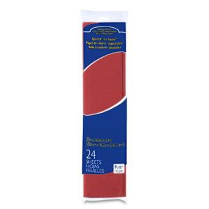 Spectra Bleeding Tissue Paper 20" x 30" - (24 Sheets) National Red