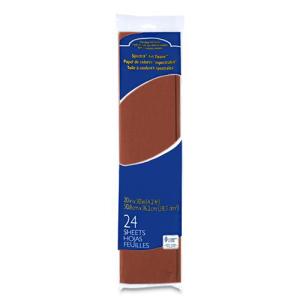 Spectra Bleeding Tissue Paper 20" x 30" - (24 Sheets) Seal Brown
