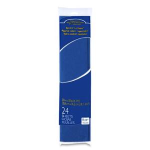 Spectra Bleeding Tissue Paper 20" x 30" - (24 Sheets) Medium Blue