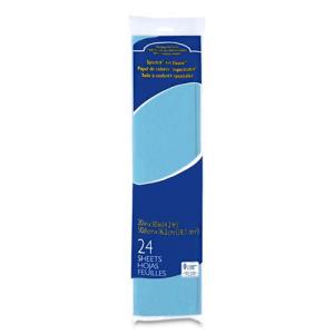 Spectra Bleeding Tissue Paper 20" x 30" - (24 Sheets) Sky Blue