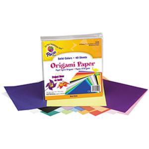 Pacon Origami Paper - (40 Sheets) 9"x9" Assorted Colors