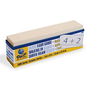 Pacon Blank Flash Cards 3" x 9" - (250 Pack) Manila