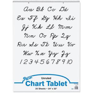 Pacon Easel Pad 24" x 32" - (25 Sheets) Unruled