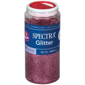 Pacon Spectra Glitter - (16oz/453.6g) Pink
