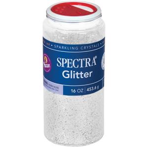 Pacon Spectra Glitter - (16oz/453.6g) White