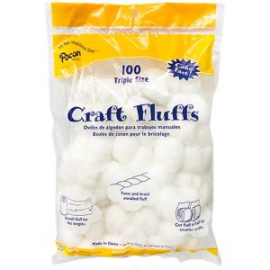 Pacon Craft Fluffs Cotton Balls - (100 Pack) White