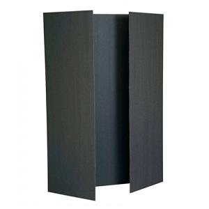 Pacon Tri-Fold Project Display Foam Board 36" x 48" - Black