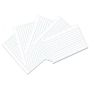 Pacon Ecology Ruled Index Cards 3" x 5" - (100 Pack)