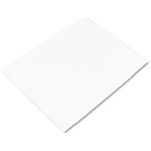 Pacon Railroad Poster Board 22" x 28" - (100 Sheets) 6 Ply White