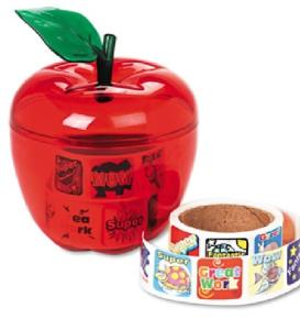Pacon Chenille Kraft "An Apple for the Teacher Sticker Dispenser  CK280