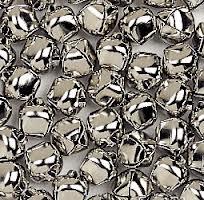 Creativity Street Jingle Bells 15mm - (12 Pieces) Silver
