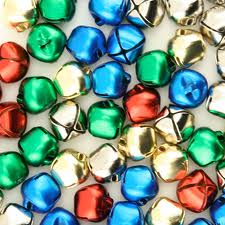Creativity Street Multi Colored Bells 15mm 12ct