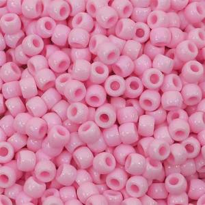 Pony Beads 6mmx9mm- Pink (1000ct)