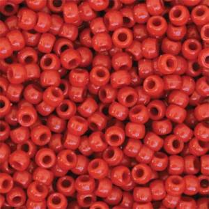 Pony Beads 6mmx9mm- Red (1000ct)