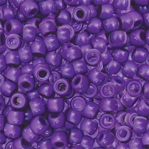 Pony Beads 6mmx9mm- Purple (1000ct)