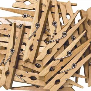 Large Spring Clothes Pins- 24ct