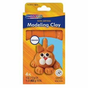 Pacon Modeling Clay- Orange - 4oz/4ct -1lb