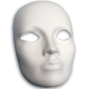 Creativity Street Plastic Mask - Full Female Face