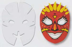 Creativity Street Dimensional Paper Masks - (40 Pack) Full Face