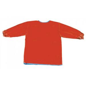 Chenille Kraft Long Sleeve Red Art Smock