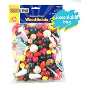Creativity Street Wood Beads 1lb.