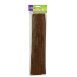 Creativity Street Jumbo Chenille Stems 12" - (100 Pack) Brown pipe cleaners