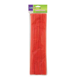 Creativity Street Jumbo Chenille Stems 12" - (100 Pack) Orange pipe cleaners