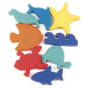 Creativity Street Shape Sponges - (8 Pieces) Ocean