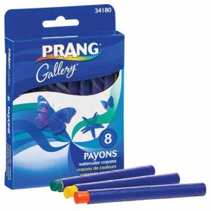 Prang Gallery Payon Watercolor Crayons- Asst (8ct)