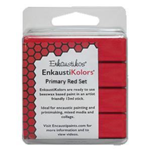 Enkaustikos EnkaustiKolors - (4 Pack) Primary Red