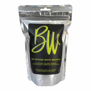Enkaustikos USP Refined White Beeswax-8oz
