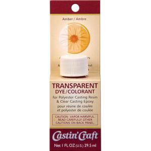 Castin' Craft Resin Dye/Colorant - (1oz/29.5ml) Transparent Amber