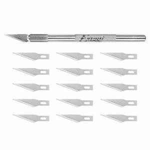 K1-Light Duty Knife W/Safetly Cap & 15 Blades
