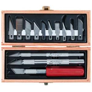 Excel Hobby Knife Set in Wooden Box
