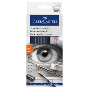 Faber Castell Creative Studio Goldfaber Graphite Sketch Set- 8ct