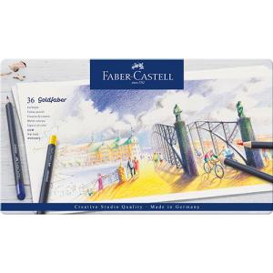 Faber Castell Creative Studio Goldfaber Color Pencil Metal Tin- 36ct