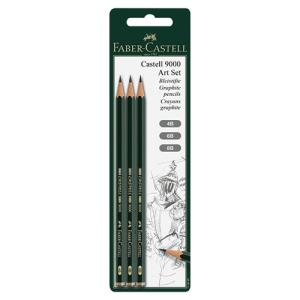 9000 Graphite Pencil Blistercard Art Set- 3ct