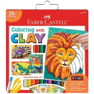 Faber Castell Do Art Coloring with Clay 25pc Animals