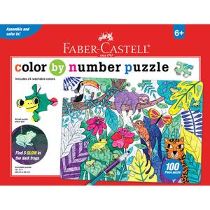 Faber- Castell Color By Number Puzzle - Jungle