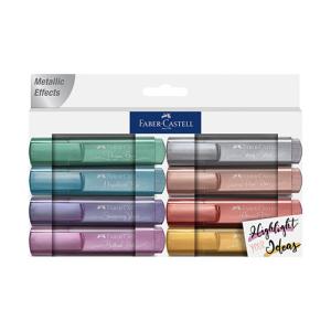 Faber-Castell Textliner Metallic Highlighters- 8ct