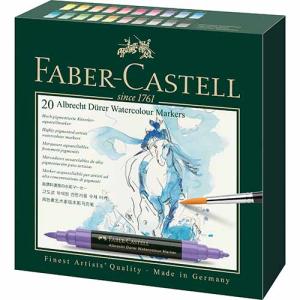 Faber Castell Albrecht Durer Artist Watercolor Markers Wallet- 20ct