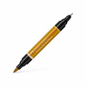 Faber Castell Pitt Artist Dual Marker India Ink- Green Gold