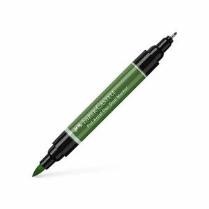Faber Castell Pitt Artist Dual Marker India Ink- Chrome Green Opaque