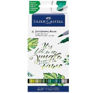 Goldfaber Aqua Dual Marker Set- 6ct (Jungle)