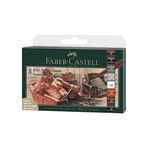 Faber Castell Pitt Artist Pens Wallet- Classic (8ct) 167172