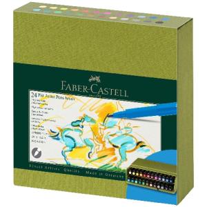 Faber Castell Pitt Artist Brush Pen Studio Box Set- 24ct