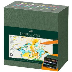 Faber Castell Pitt Artist Brush Pen Studio Box Set- 48ct