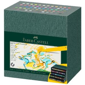 Faber Castell Pitt Artist Brush Pen Studio Box Set- 60ct