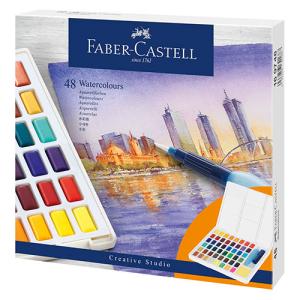 Faber Castell Creative Studio Watercolor Pans- 48ct